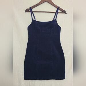 Love & Piece Navy Blue Corduroy Jumper Size M